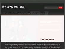 Tablet Screenshot of nysongwriters.com